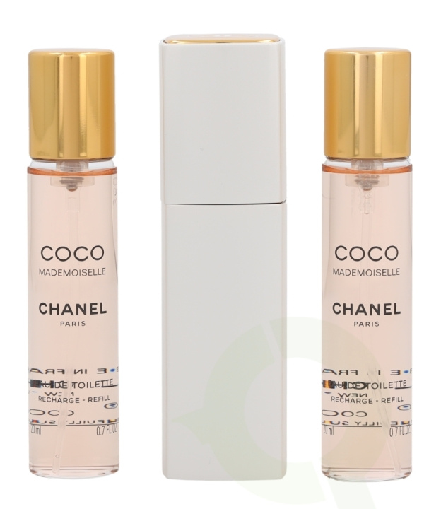 Chanel Coco Mademoiselle Giftset 60 ml 2x Edt Spray Refill 20Ml/1x Edt Spray 20Ml - Twist and Spray in the group BEAUTY & HEALTH / Gift sets / Gift sets for her at TP E-commerce Nordic AB (C72171)