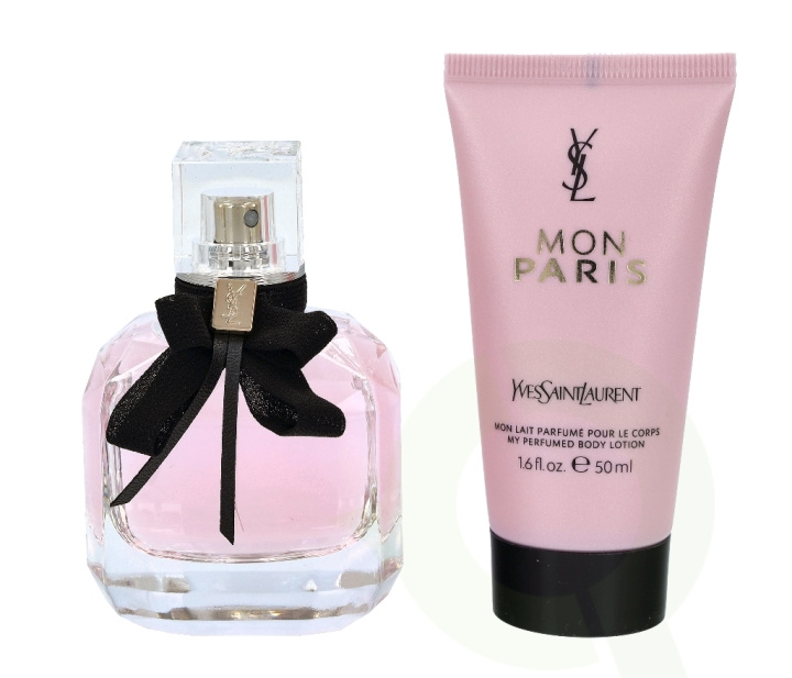 Yves Saint Laurent YSL Mon Paris Giftset 100 ml Edp Spray 50ml/Body Lotion 50ml Travel Selection in the group BEAUTY & HEALTH / Gift sets / Gift sets for her at TP E-commerce Nordic AB (C72741)