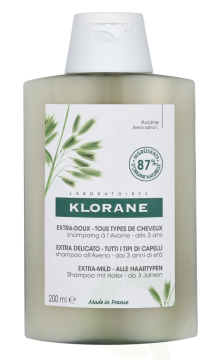 Klorane Ultra-Gentle Shampoo With Oat Milk 200 ml in the group BEAUTY & HEALTH / Hair & Styling / Hair care / Schampoo at TP E-commerce Nordic AB (C73469)