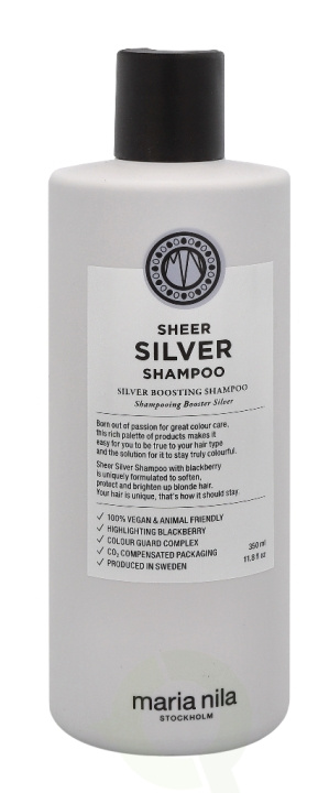 Maria Nila Sheer Silver Shampoo 350 ml in the group BEAUTY & HEALTH / Hair & Styling / Hair care / Schampoo at TP E-commerce Nordic AB (C73634)