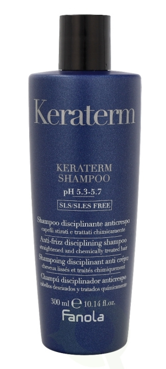 Fanola Keraterm Hair Ritual Anti-Frizz Shampoo 300 ml SLS/SLES Free Straightened And Chemically Treated Hair in the group BEAUTY & HEALTH / Hair & Styling / Hair care / Schampoo at TP E-commerce Nordic AB (C74565)