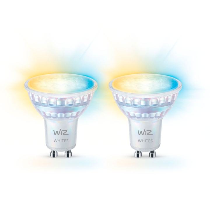 WiZ WiFi Smart LED GU10 50W 345lm Warm-Cold White 2-pack in the group HOME ELECTRONICS / Lighting / LED lamps at TP E-commerce Nordic AB (C74695)