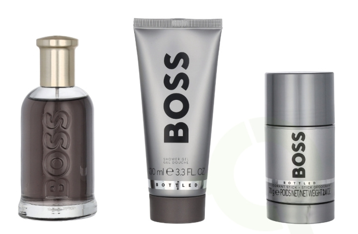 Hugo Boss Bottled Giftset 275 ml Edp Spray 100ml/Shower Gel 100ml/Deo Stick 75ml in the group BEAUTY & HEALTH / Gift sets / Gift sets for him at TP E-commerce Nordic AB (C74990)