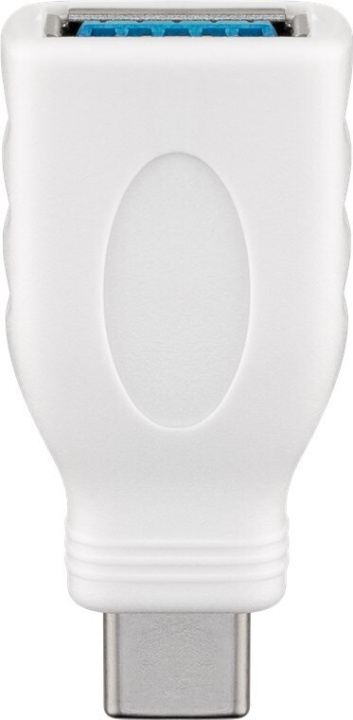 Goobay USB-A to USB-C 3.0 OTG adapter, white in the group COMPUTERS & PERIPHERALS / Computer cables / USB / USB-C at TP E-commerce Nordic AB (C75190)