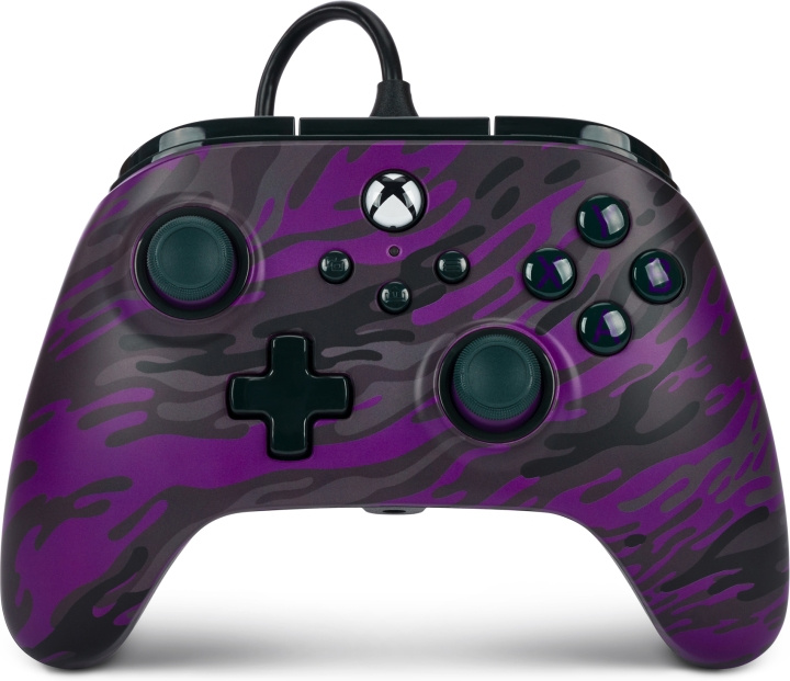 PowerA Advantage Wired Controller, Purple Camo, Xbox in the group HOME ELECTRONICS / Game consoles & Accessories / Xbox Series X / Accessories at TP E-commerce Nordic AB (C75396)