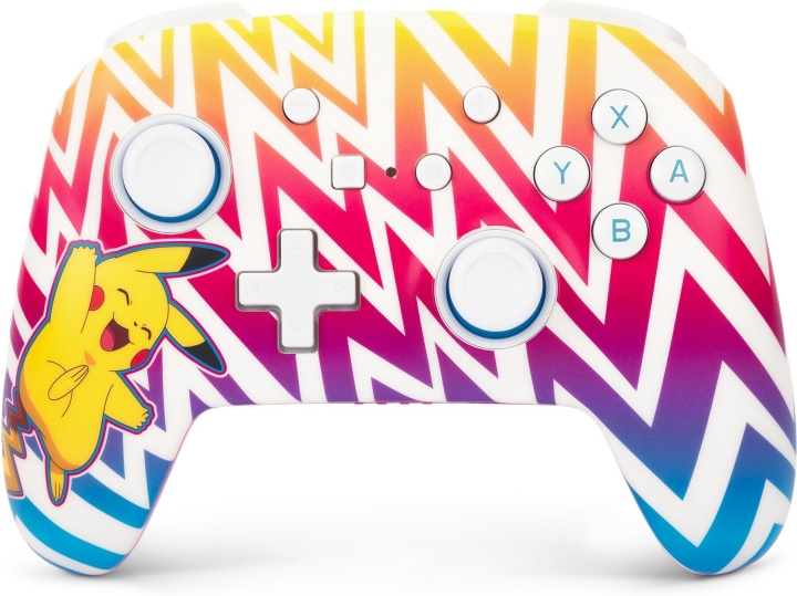 PowerA Enhanced Wireless Controller, Pikachu Vibrant, Switch in the group HOME ELECTRONICS / Game consoles & Accessories / Nintendo Switch / Accessories at TP E-commerce Nordic AB (C75424)