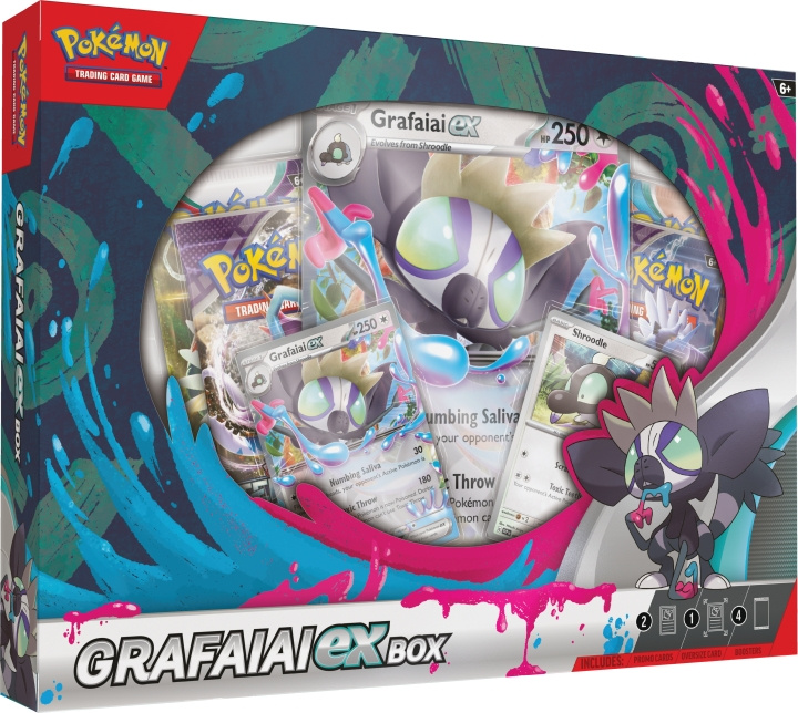 POKEMON TCG: Grafaiai ex Box trading card set in the group TOYS, KIDS & BABY PRODUCTS / Games / Card games at TP E-commerce Nordic AB (C75435)
