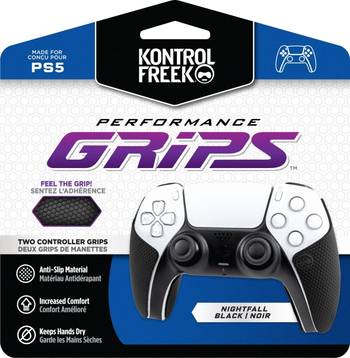 KontrolFreek Performance Grips, black (PS5) in the group HOME ELECTRONICS / Game consoles & Accessories / Sony PlayStation 5 / Accessories at TP E-commerce Nordic AB (C75456)