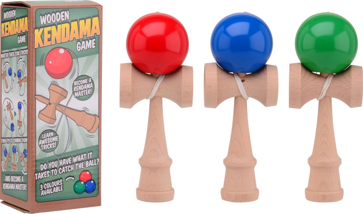 Techwo Wooden Kendama game, assortment in the group TOYS, KIDS & BABY PRODUCTS / Games / Children\'s games at TP E-commerce Nordic AB (C76112)