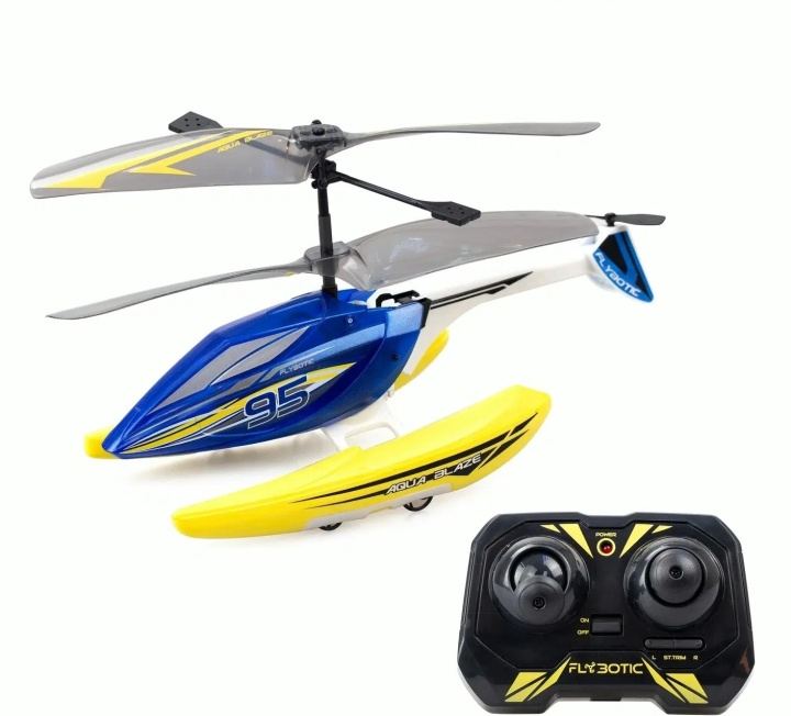 Silverlit Flybotic Aqua Blaze - remote-controlled helicopter in the group TOYS, KIDS & BABY PRODUCTS / Radio controlled / RC helicopter at TP E-commerce Nordic AB (C76172)