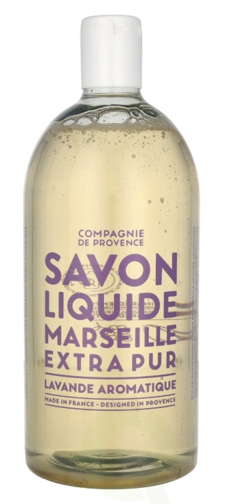 Compagnie De Provence Marseille Liquid Soap 1000 ml Aromatic Lavender in the group BEAUTY & HEALTH / Skin care / Body health / Bath & Shower gels at TP E-commerce Nordic AB (C76370)