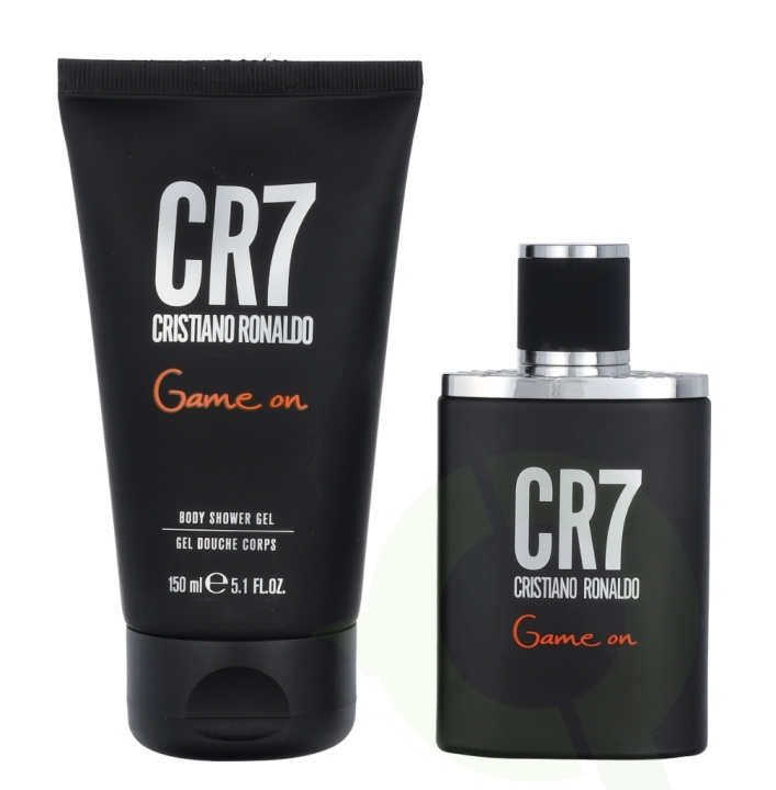 Cristiano Ronaldo CR7 Game On Giftset 180 ml Edt Spray30ml/Showergel 150ml in the group BEAUTY & HEALTH / Gift sets / Gift sets for him at TP E-commerce Nordic AB (C76427)