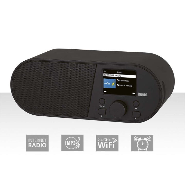 imperial i105 Wi-Fi Internet Radio with 2.4 Inch Color Display Black in the group HOME ELECTRONICS / Audio & Picture / Home cinema, Hifi & Portable / Radio & Alarm clocks / Radio at TP E-commerce Nordic AB (C76574)