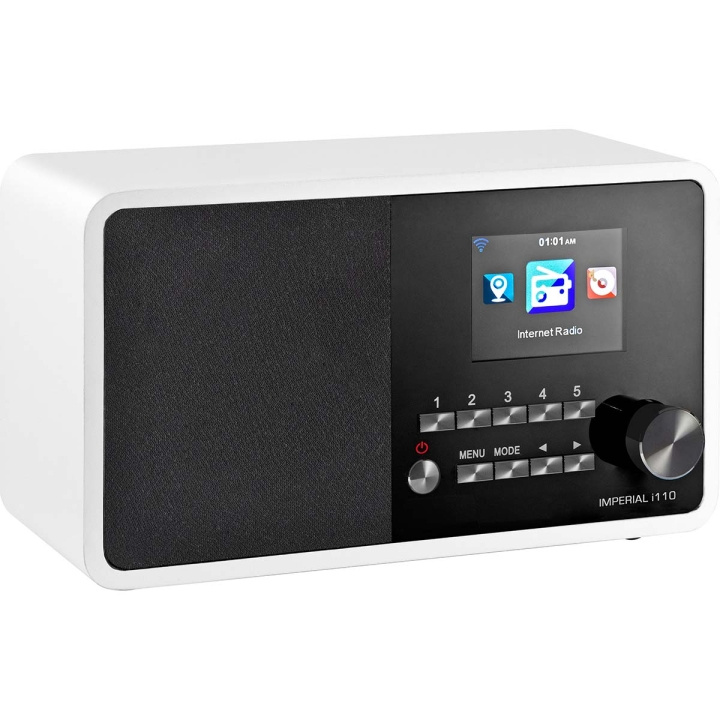 imperial i110 Wi-Fi Internet Radio with Media Player Function White in the group HOME ELECTRONICS / Audio & Picture / Home cinema, Hifi & Portable / Radio & Alarm clocks / Radio at TP E-commerce Nordic AB (C76576)