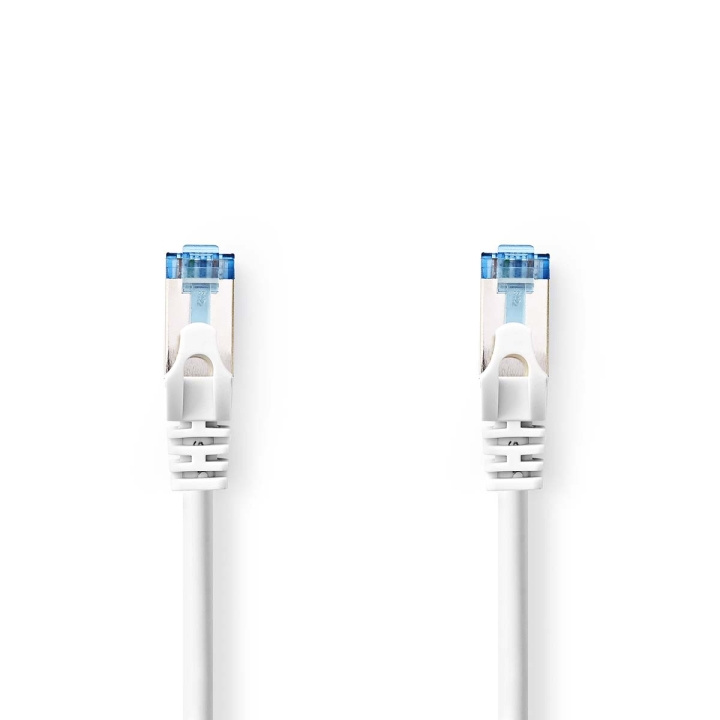 Nedis CAT6a Cable | S/FTP | RJ45 Male | RJ45 Male | 20.0 m | Round | LSZH | White | Label in the group COMPUTERS & PERIPHERALS / Computer cables / Network cables / Cat6 at TP E-commerce Nordic AB (C76651)