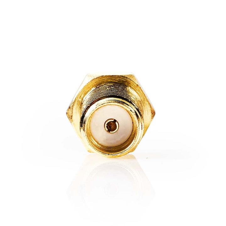Nedis SMA Adapter | SMA Female | TS9 | Gold Plated | 50 Ohm | Straight | Copper | Gold | 2 pcs | Box in the group HOME ELECTRONICS / Cables & Adapters / Antenna cables & Accessories / Accessories at TP E-commerce Nordic AB (C76681)