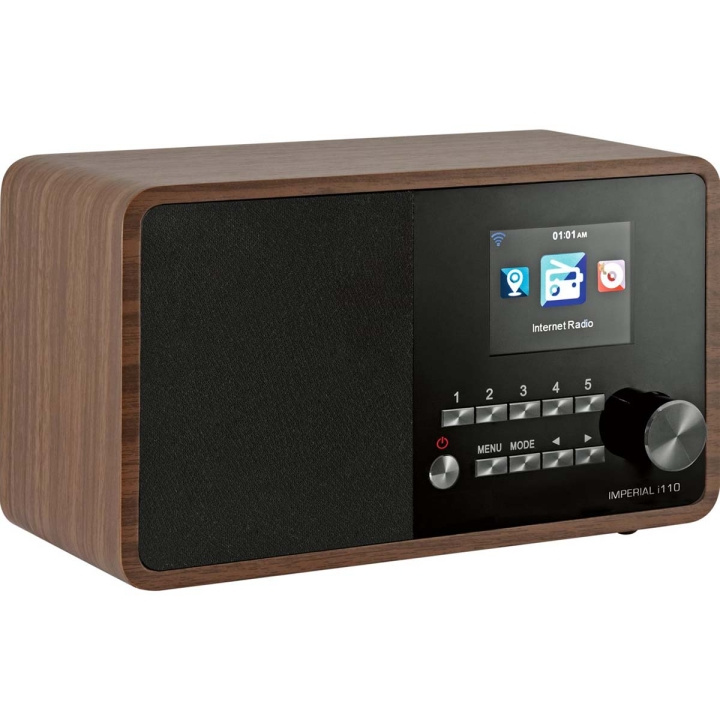 imperial i110 Wi-Fi Internet Radio with Media Player Function Wood Look in the group HOME ELECTRONICS / Audio & Picture / Home cinema, Hifi & Portable / Radio & Alarm clocks / Radio at TP E-commerce Nordic AB (C76744)