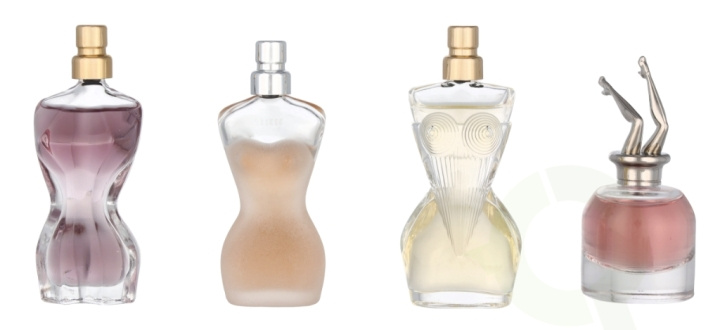 Jean Paul Gaultier Feminine Miniatures Set 24 ml 4x6ml - La Belle/Scandal/Classique/Divine Edp Spray in the group BEAUTY & HEALTH / Fragrance & Perfume / Perfumes / Perfume for her at TP E-commerce Nordic AB (C76842)