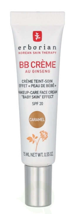 Erborian BB Cream Au Ginseng 5-In-1 Baby Skin Effect SPF20 15 ml Caramel in the group BEAUTY & HEALTH / Skin care / Face / Day cream at TP E-commerce Nordic AB (C76916)