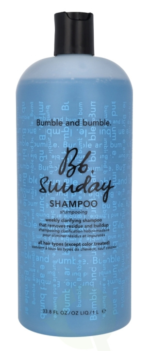 Bumble and Bumble Bumble & Bumble Sunday Shampoo 1000 ml in the group BEAUTY & HEALTH / Hair & Styling / Hair care / Schampoo at TP E-commerce Nordic AB (C77032)
