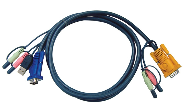 ATEN 2L-5303U Combination cable in the group COMPUTERS & PERIPHERALS / Computer cables / Other computer cables at TP E-commerce Nordic AB (C77271)