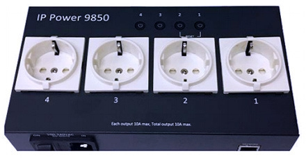 AVIOSYS IP POWER 9850 remote-controlled power supply with four sockets in the group HOME, HOUSEHOLD & GARDEN / Electricity & Lighting / electrical installation / Switches at TP E-commerce Nordic AB (C77284)