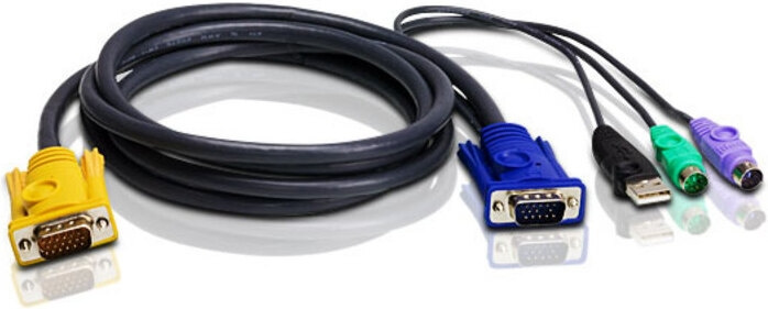 ATEN 2L-5302UP -KVM cable, 1.8 m in the group COMPUTERS & PERIPHERALS / Computer cables / Other computer cables at TP E-commerce Nordic AB (C77350)