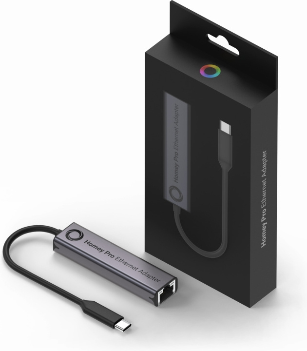 Athom Homey Pro Ethernet Adapter - network adapter in the group COMPUTERS & PERIPHERALS / Network / Network cards / USB at TP E-commerce Nordic AB (C77834)