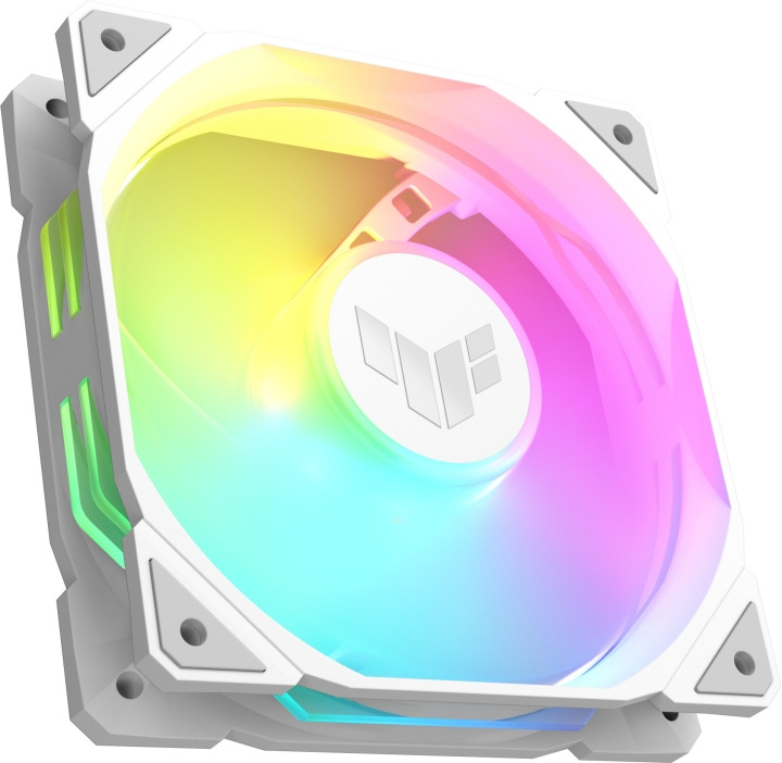 ASUS TUF Gaming TR 120 ARGB PWM fan, 120 mm, white in the group COMPUTERS & PERIPHERALS / Computer components / Cooling / Chassis fans at TP E-commerce Nordic AB (C77853)