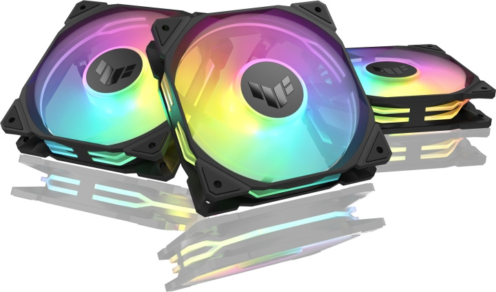 ASUS TUF Gaming TR 120 ARGB Reverse PWM fan, 120 mm, black, 3-pack in the group COMPUTERS & PERIPHERALS / Computer components / Cooling / Chassis fans at TP E-commerce Nordic AB (C77858)