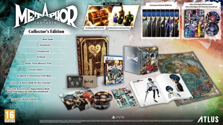 Atlus Metaphor: ReFantazio - Collector\'s Edition (PS5) in the group HOME ELECTRONICS / Game consoles & Accessories / Sony PlayStation 5 / Accessories at TP E-commerce Nordic AB (C77860)