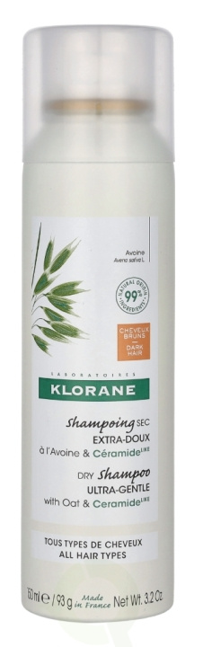 Klorane Dry Shampoo With Oat Milk - Tint 150 ml in the group BEAUTY & HEALTH / Hair & Styling / Hair care / Dry schampoo at TP E-commerce Nordic AB (C77961)