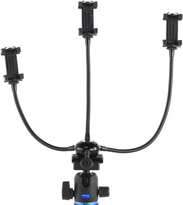 Benro MeVideo Livestream Accessory Kit - Stripping stand for three smartphones in the group SMARTPHONE & TABLETS / Other accessories / Docks, Tripods & Holders at TP E-commerce Nordic AB (C78271)
