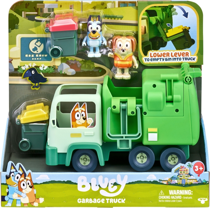 BLUEY garbage truck and characters in the group TOYS, KIDS & BABY PRODUCTS / Toys / Play set at TP E-commerce Nordic AB (C78470)