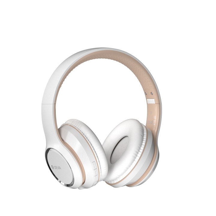 Devia Bluetooth headphones Kintone white in the group HOME ELECTRONICS / Audio & Picture / Headphones & Accessories / Headphones at TP E-commerce Nordic AB (C78583)