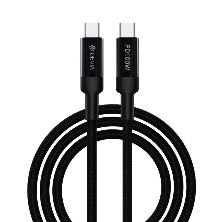 Devia cable EC309 Extreme PD USB-C - USB-C 1,5 m 100W black in the group SMARTPHONE & TABLETS / Chargers & Cables / Cables / Cables Type C at TP E-commerce Nordic AB (C78596)