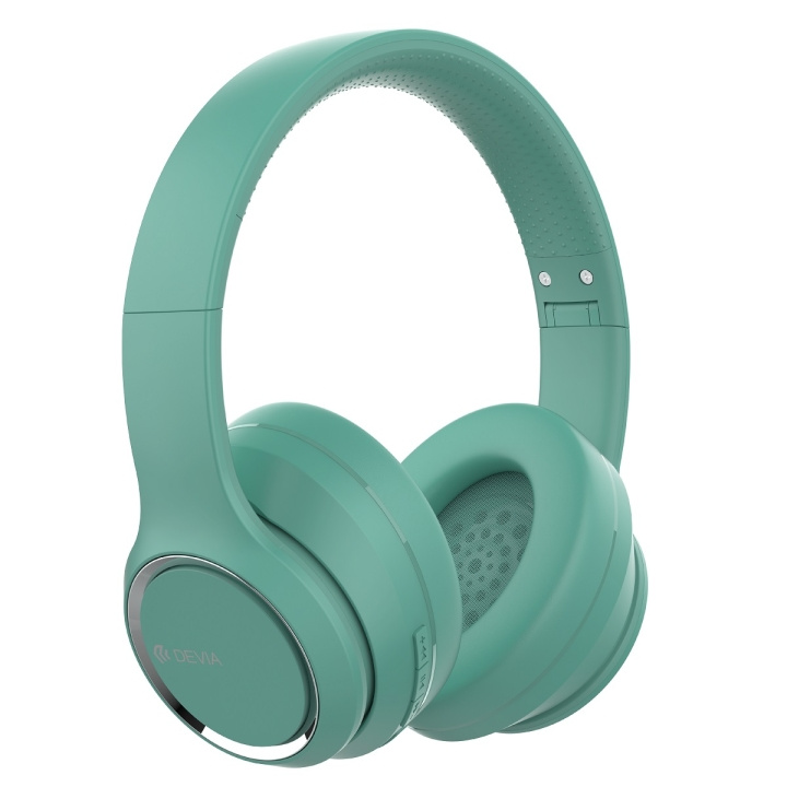 Devia Bluetooth headphones Kintone light green in the group HOME ELECTRONICS / Audio & Picture / Headphones & Accessories / Headphones at TP E-commerce Nordic AB (C78620)