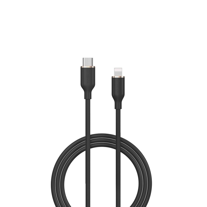 Devia cable Jelly EC631 USB-C - Lightning 1,2 m 27W black in the group SMARTPHONE & TABLETS / Chargers & Cables / Cables / Cables Lightning at TP E-commerce Nordic AB (C78637)