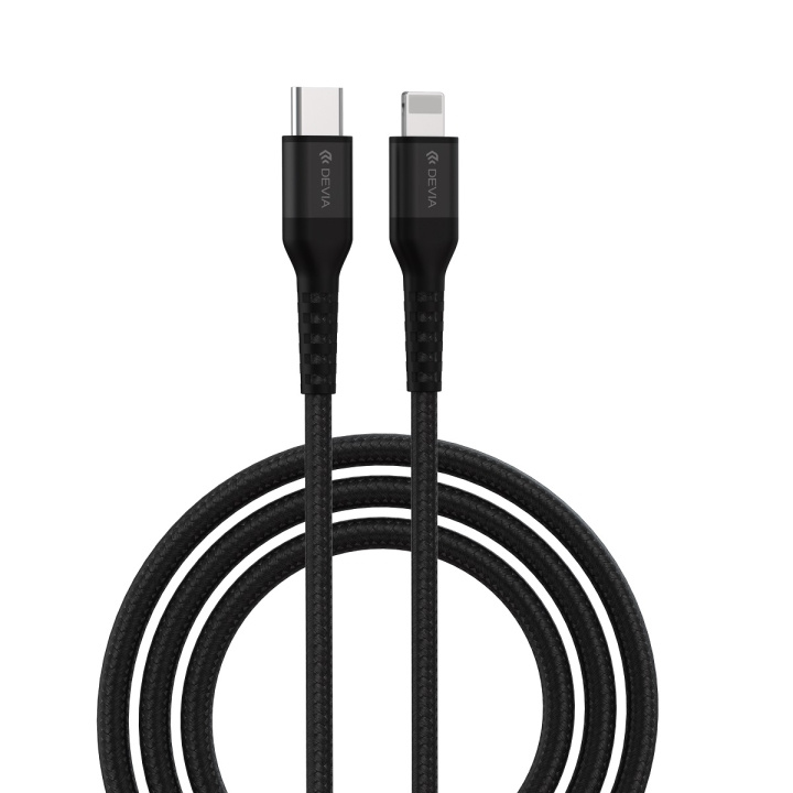 Devia cable Gracious EC409 PD USB-C - Lightning 1,5 m 3A black in the group SMARTPHONE & TABLETS / Chargers & Cables / Cables / Cables Lightning at TP E-commerce Nordic AB (C78655)