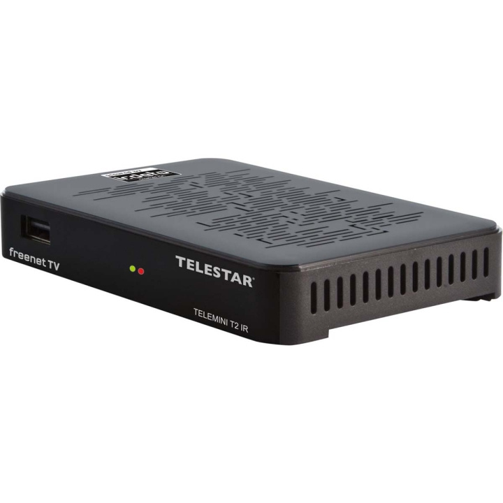 TELESTAR TELEMINI T2 IR extremely compact DVB-T2/DVB-C HDTV receiver (incl. 12 months freenet TV) in the group HOME ELECTRONICS / Audio & Picture / TV & Accessories / Smart-TV & Media Players at TP E-commerce Nordic AB (C78725)