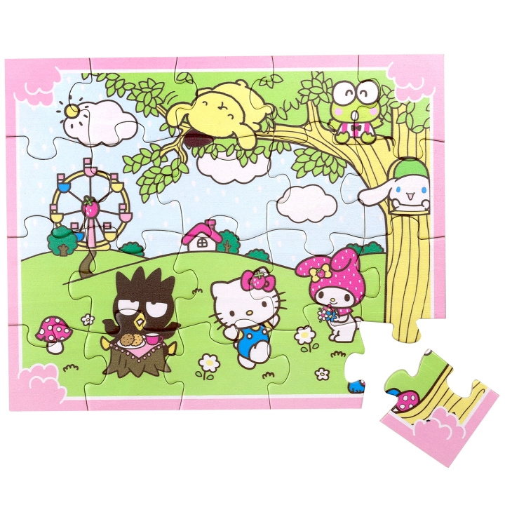Micki Hello Kitty Träpussel 20 bitar in the group TOYS, KIDS & BABY PRODUCTS / Toys / Kids puzzle at TP E-commerce Nordic AB (C78828)