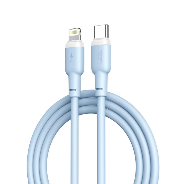 Xo cable NB208A PD USB-C - Lightning 1,0m 20W blue in the group COMPUTERS & PERIPHERALS / Computer cables / USB / USB-C at TP E-commerce Nordic AB (C79199)