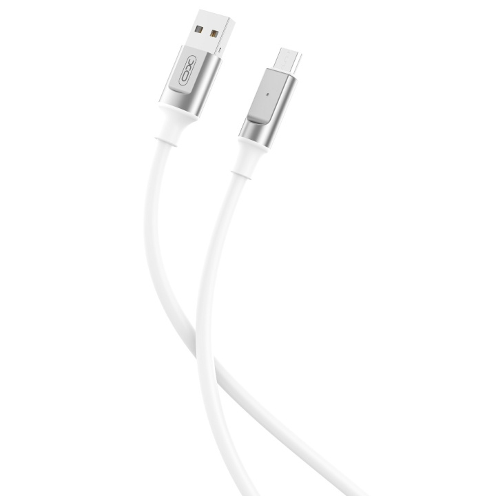 XO kabel NB251 USB - microUSB 1,0 m 6A vit in the group SMARTPHONE & TABLETS / Chargers & Cables / Cables / Cables microUSB at TP E-commerce Nordic AB (C79262)