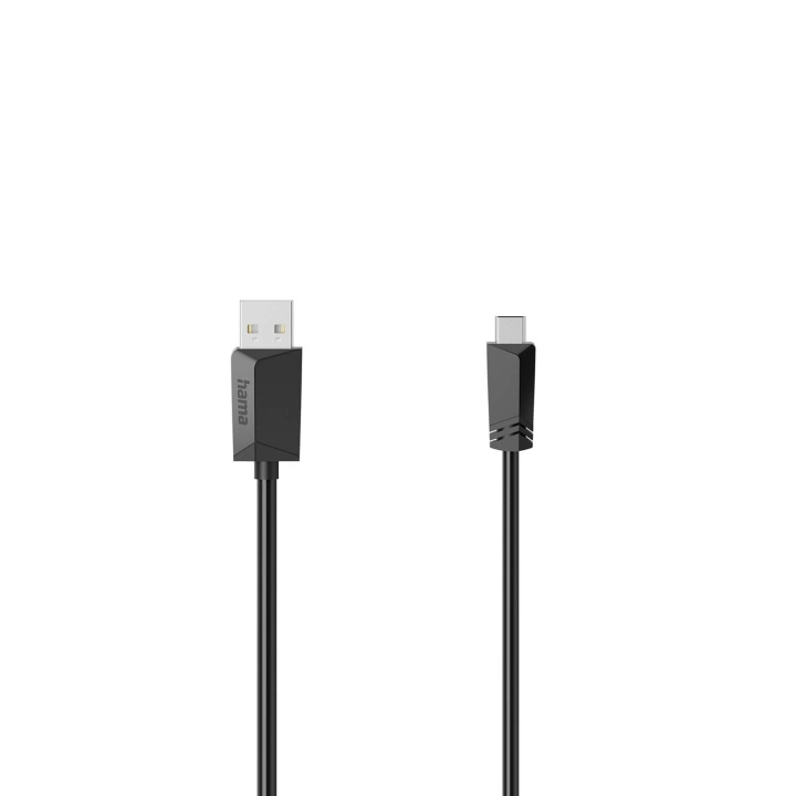Hama Cable USB A-USB B Mini 480 Mbit/s Black 1.5m in the group COMPUTERS & PERIPHERALS / Computer cables / USB / Mini-USB / Cabels at TP E-commerce Nordic AB (C79450)
