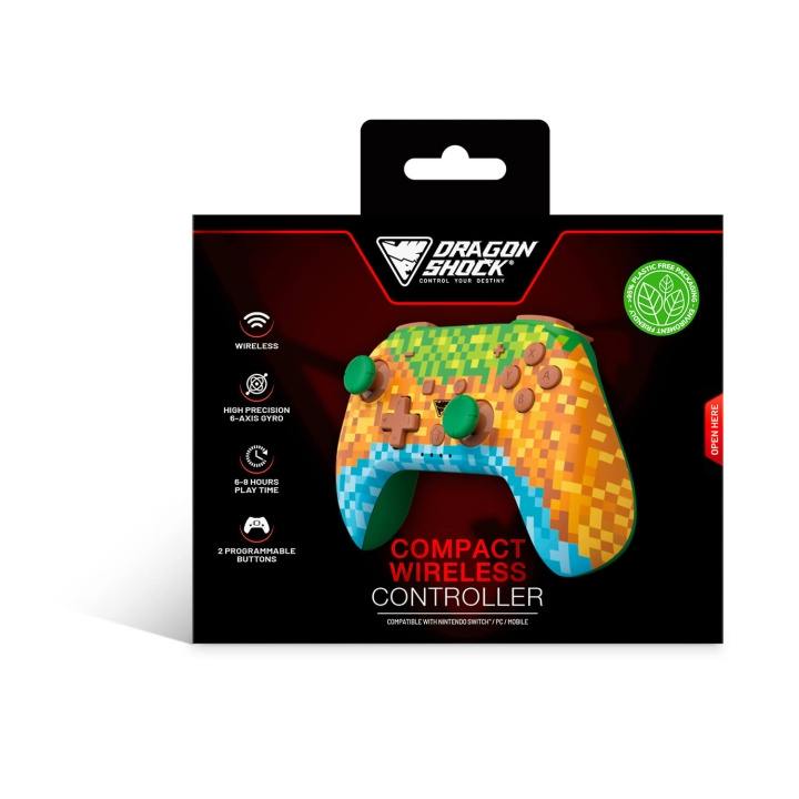 DragonShock Controller Poptop Wireless BT for NSW Minecraft in the group HOME ELECTRONICS / Game consoles & Accessories / Nintendo Switch / Accessories at TP E-commerce Nordic AB (C79479)