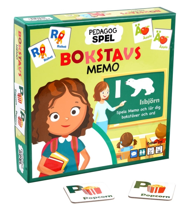Barbo Toys Barbo Classic Pedagog Spel Bokstavsmemo (SE) in the group TOYS, KIDS & BABY PRODUCTS / Games / Children\'s games at TP E-commerce Nordic AB (C79756)