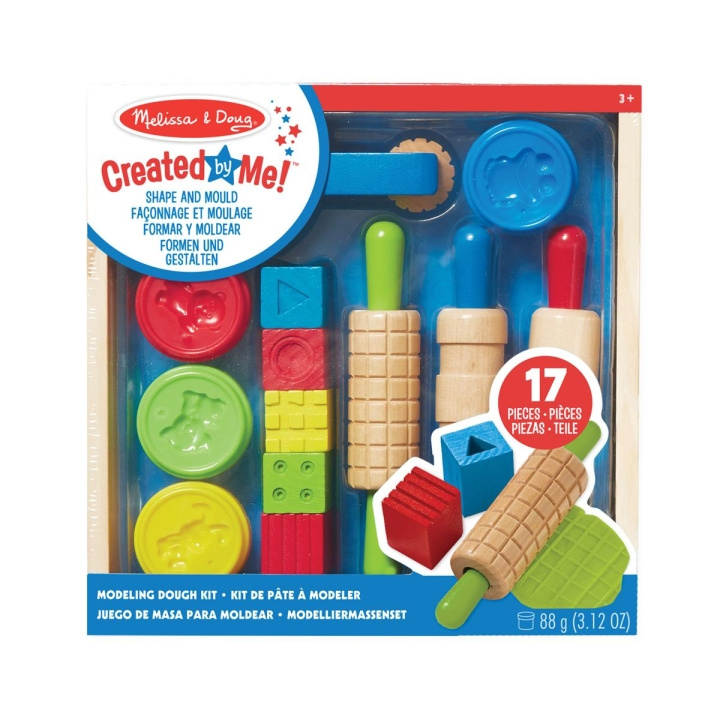 Melissa & Doug Created by Me! Modeling Dough Kit Shape and Mould in the group TOYS, KIDS & BABY PRODUCTS / Toys / Clay, play sand and accessories at TP E-commerce Nordic AB (C79776)