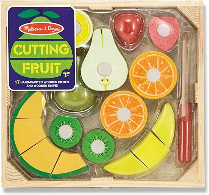 Melissa & Doug Food Play Wooden Cutting Fruit in the group TOYS, KIDS & BABY PRODUCTS / Toys / Little home & Role play at TP E-commerce Nordic AB (C79800)
