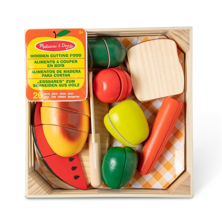Melissa & Doug Food Play Wooden Cutting Food in the group TOYS, KIDS & BABY PRODUCTS / Toys / Little home & Role play at TP E-commerce Nordic AB (C79804)