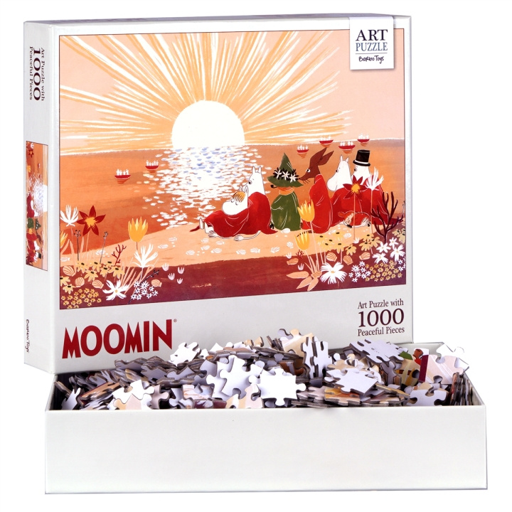 Barbo Toys Moomin Art Puzzle Red 1000 pcs in the group Sport, leisure & Hobby / Hobby / Puzzle at TP E-commerce Nordic AB (C79847)